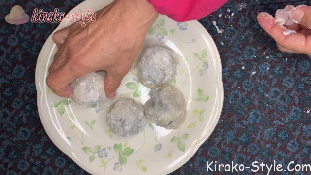 大福もち　だいふく餅　手作り　米粉　レンジ　