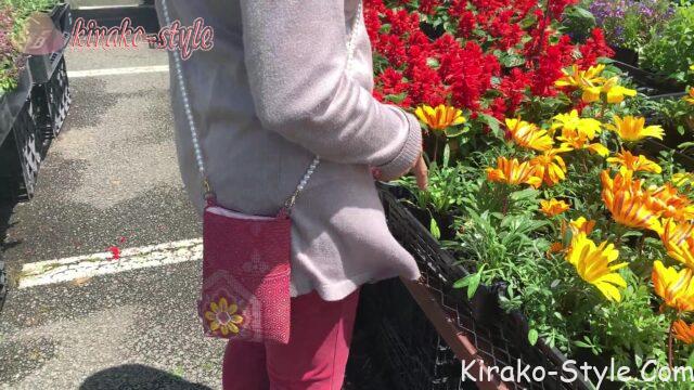 園芸店　ホームセンター　スマホショルダー