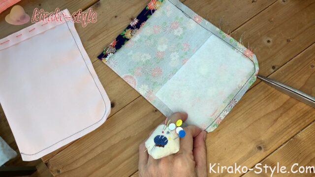 数珠入れ　着物リメイク