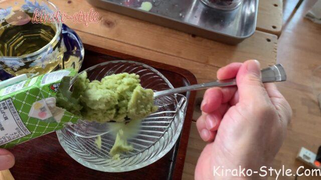 豆乳　紙パック　かき氷