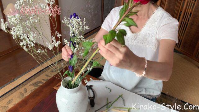 生け花　投げ入れ