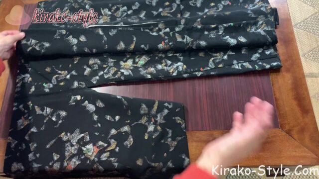着物リメイク キーホルダー キーケース 黒羽織