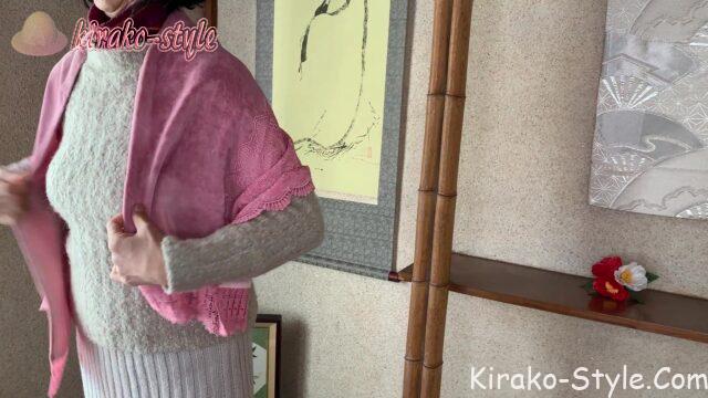 着物　ショール　スナップボタン　ポンチョ風　1枚　2枚