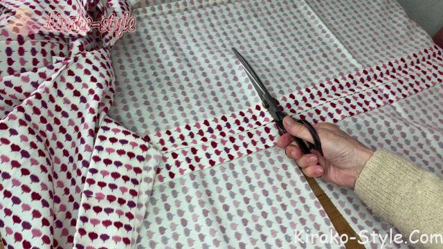 ウール着物　着物リメイク　暮らし着　ぬくもり家事羽織