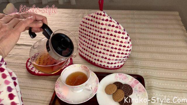 ウール着物　着物リメイク　暮らし着　ぬくもり家事羽織