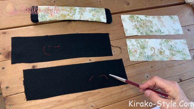 サコッシュ　着物リメイク　黒留袖　マジョリカお召　斜め掛けバッグ